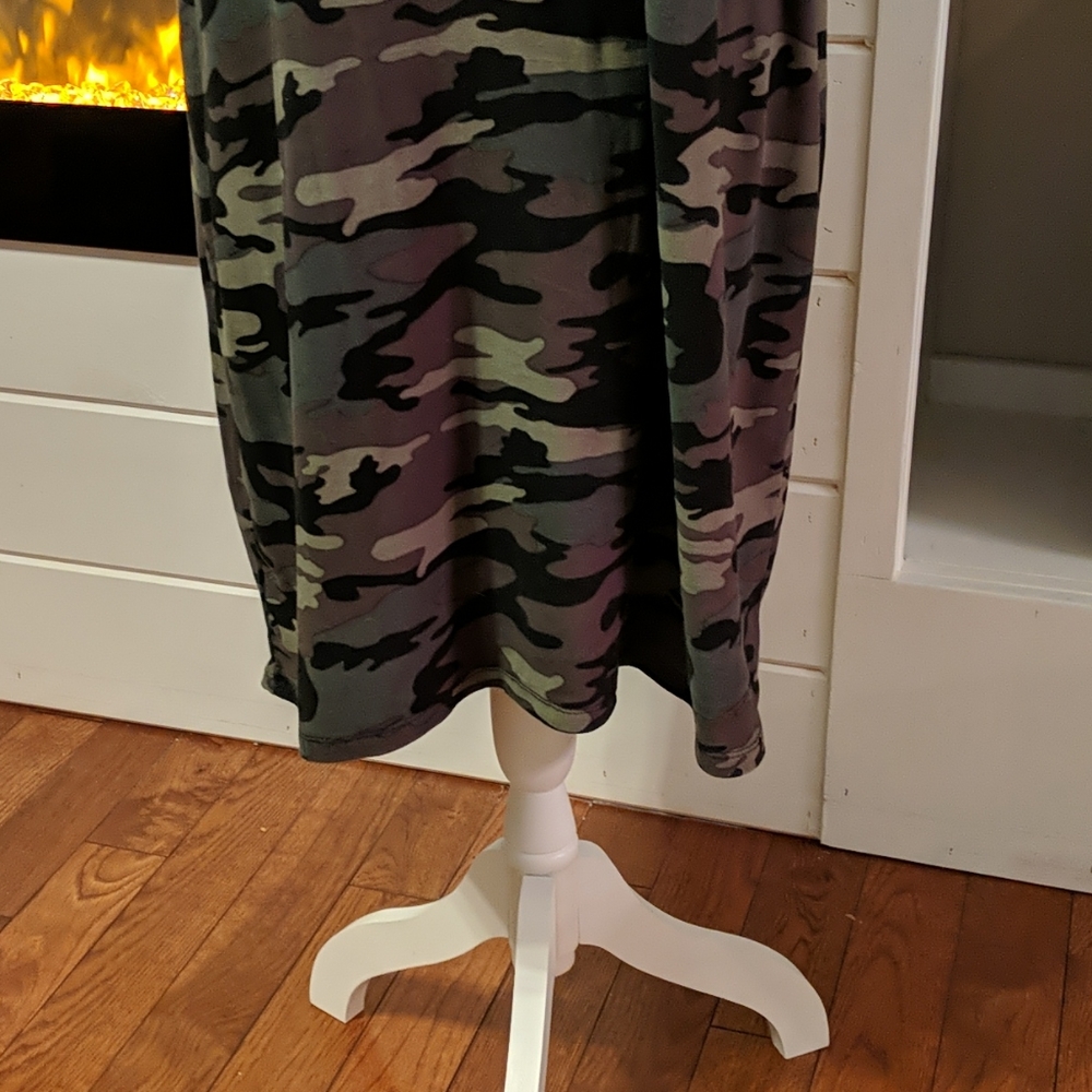 Bobbie Brooks Camouflage Dress - Green and Black - Picture 5 of 5